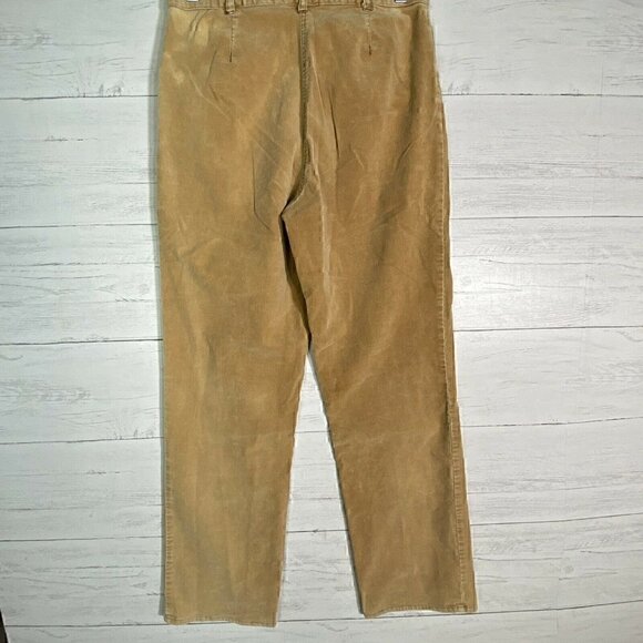 Vintage Lana Sport High Rise Tan Corduroy Pants Bareback Women’s Sz 28 - Picture 4 of 5